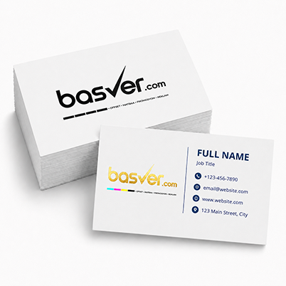 Kartvizit Baskı 16 Kartvizit Baskı Basver.com yaldızlı kartvizit