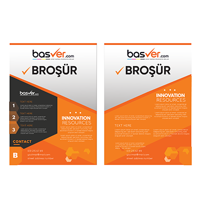 Broşür - El İlanı 6 Broşür - El İlanı Basver.com A5 Broşür baskı